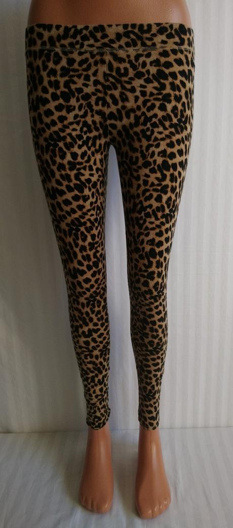 Dámske legíny so vzorom, pink, xs