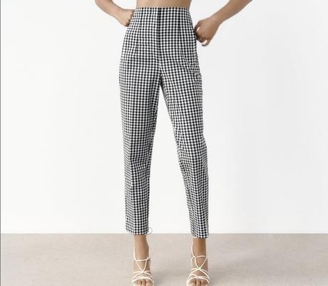 Zara cigaretové nohavice, zara,xs
