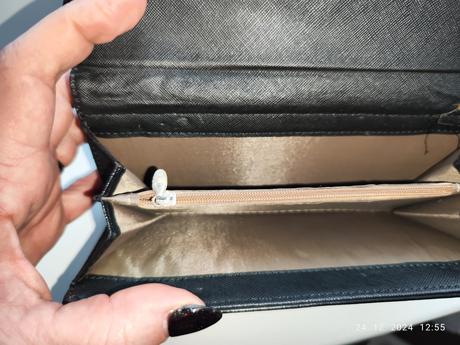 Veľká čierna peňaženka 2v1, 