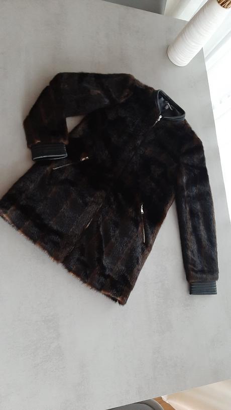 Kožušinová bundička, zara,xs
