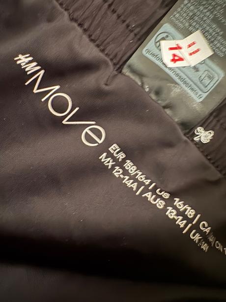 Športové kraťasy hm move 12-14 rokov, h&m,164