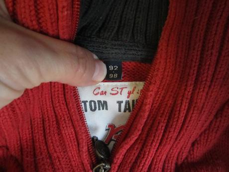 Sveter tom tailor vel. 92-98, tom tailor,98