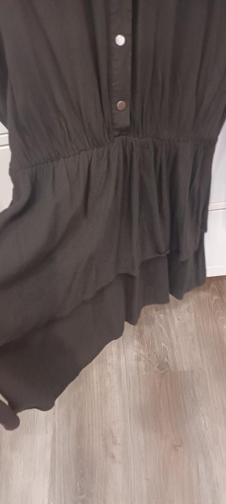 Cierne kratke saty s cvokmi, mohito,m