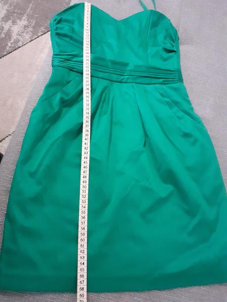 Zelené šaty, h&m,34