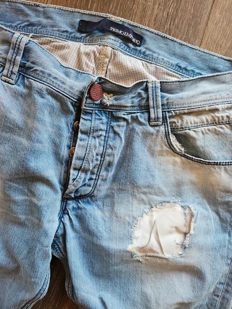 Dotrhané pánske rifle primo emporio, armani,l