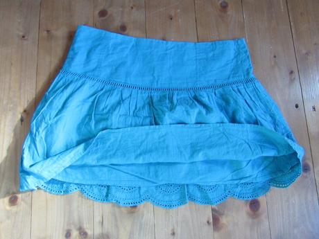 Tyrkysová suknička, bershka,m
