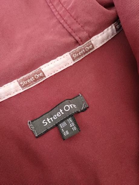 Bordové šaty, street one,36