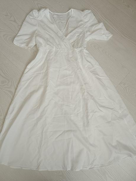 Biele tenké šaty shein, xl