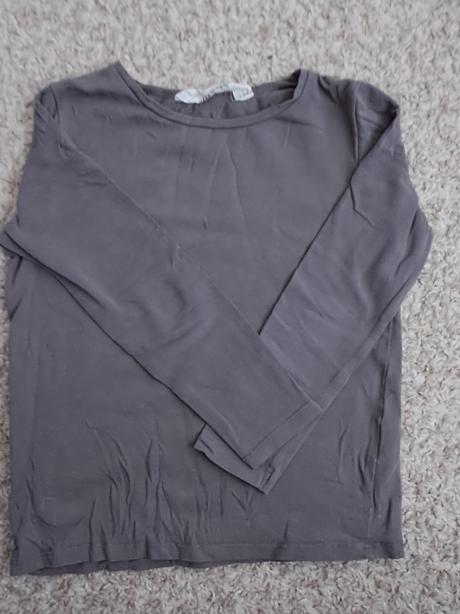 Tričká s dlhým rukávom 12 ks, h&m,110