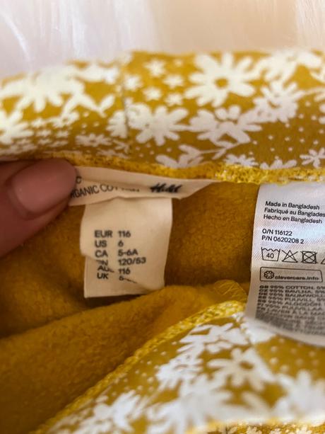 Zateplené legíny, h&m,116