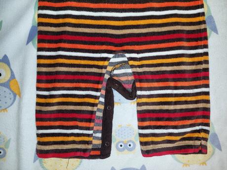 Teplejší zamatový overal zn.gap veľ.6-12m, gap,74