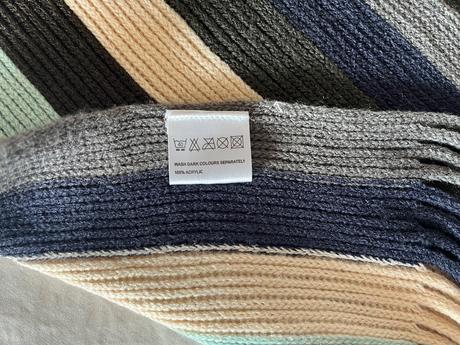 Pásikavý šál, bonprix