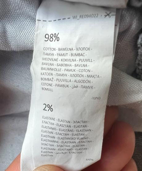 Čierne riflové nohavice na gumičku so šnúrkou, reserved,158