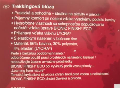 Trekkingová košeľa, crivit,s