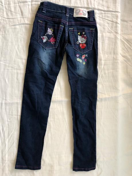 Elastické rifle s hello kitty, sanrio,134