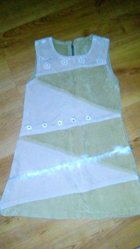 Semišové dievčenské šaty, 98