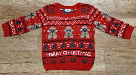 Raz oblečený vianočný svetrík so cute, v. 98, 98