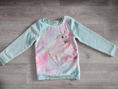 Plyšová mikina, h&m,122