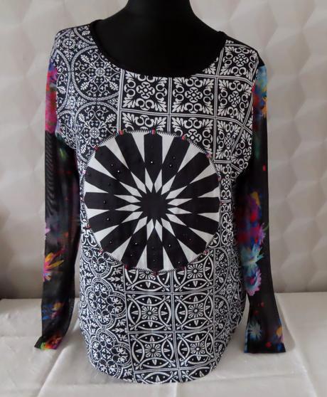 Top desigual mandala, veľ. l, desigual,l