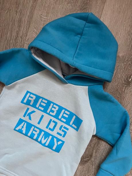 Zateplena rebel mikina, rebel kids,86