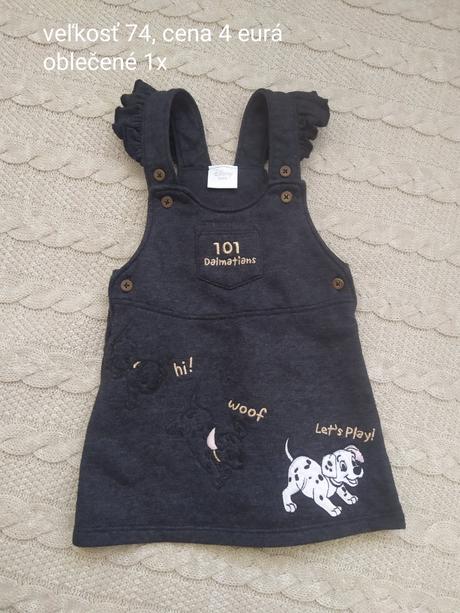 Predám krásne disney šatky, disney,74