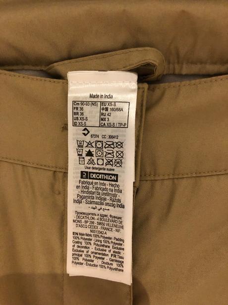 Lyziarske nohavice, decathlon,xs