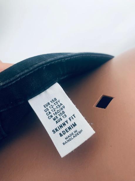 Skinny fit elasticke rifle 158, h&m,158