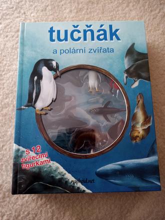 Tučňák a polárni zvížatá s figurkami,