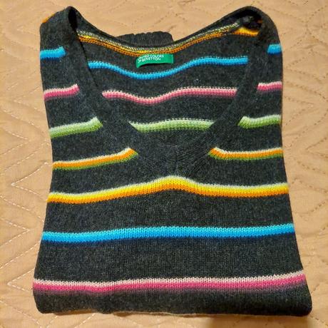 Svetrík na zimu, benetton,m