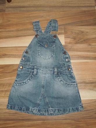 Rifľová suknička na traky, 92