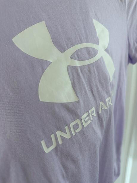Lila tričko under armour, veľkosť ylg (147-158 cm), xs