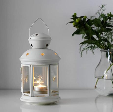 Lampáš aj s led sviečkou,