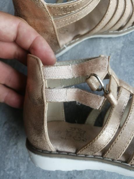 Sandálky funkygirls v26, vd 16 cm, medená, 26