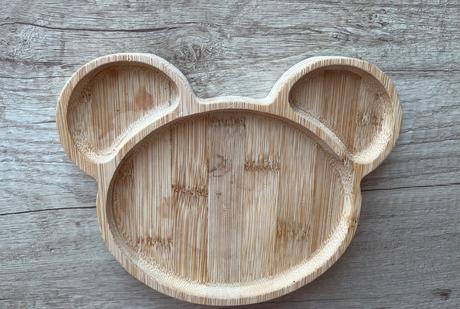 Drevený detský tanier macko, 