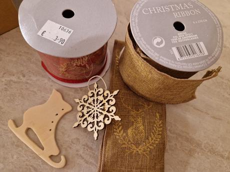 Vianočné stuhy jeleň 6m,