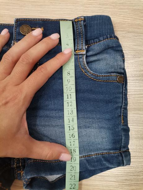 Dievčenské riflove kratase, f&f,86