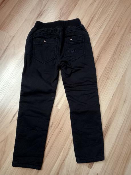 Zateplené nohavice, 128