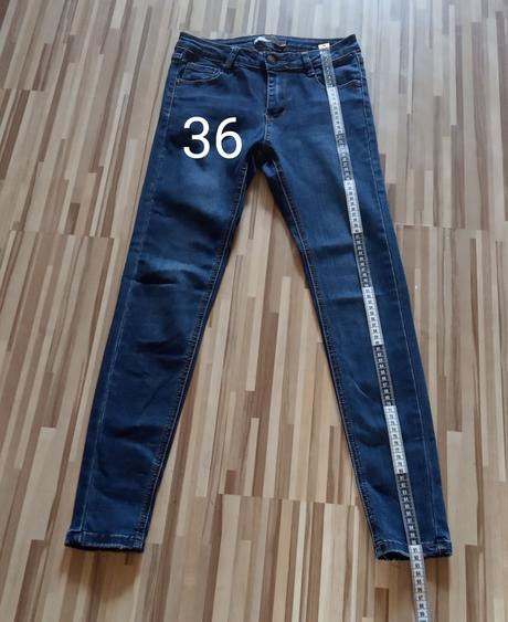 Elastické rifľové nohavice 36, 36