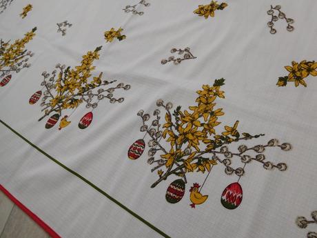 Obrus veľkonočný-163  x  139 cm,, 