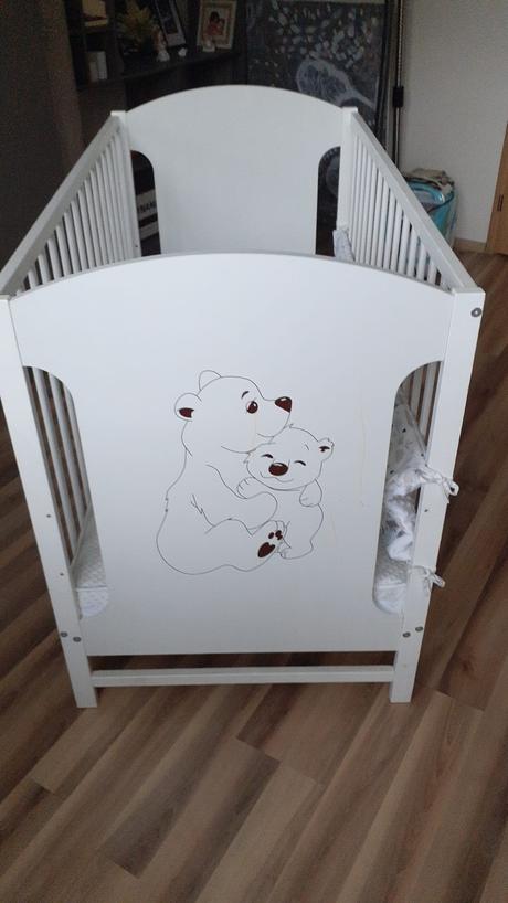 Detská postieľka, šírka (cm): 60,dĺžka (cm): 120