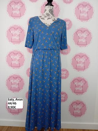 Šaty s vtákmi 44/46, avon,46