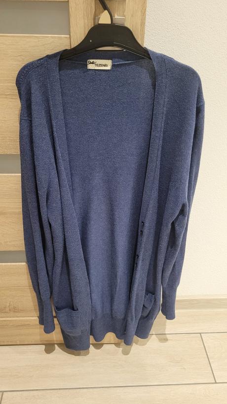 Modry sveter/kardigan, m