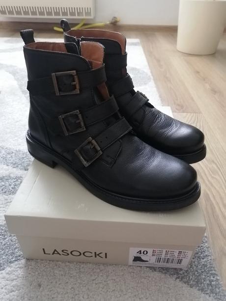 Prechodné kožené čižmičky, lasocki,40