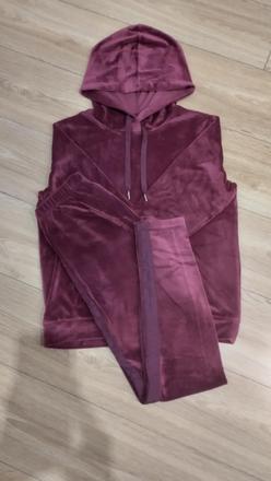 Dámska zamatová tepláková súprava, m