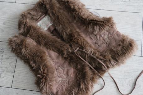 Vestička s kožušinkou, orsay,xs