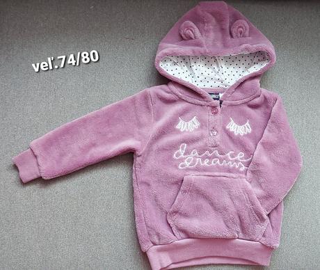 Teplá mikinka, lupilu,74