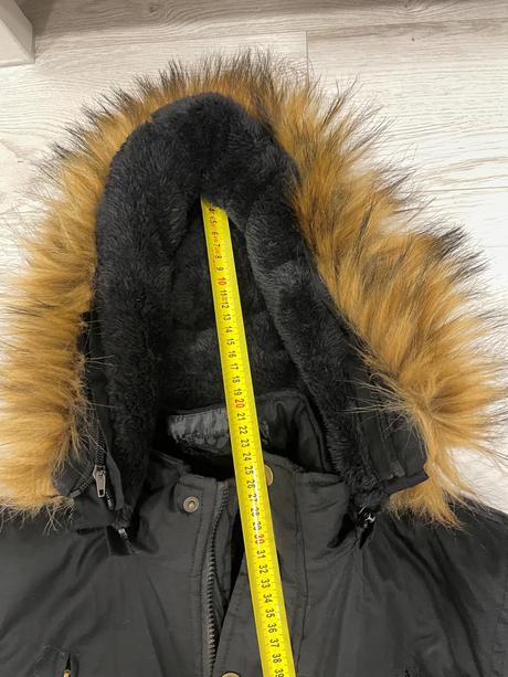 Zimná vetrovka s kožušinou, s