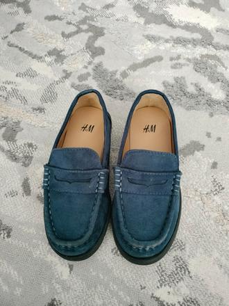 Modré mokasíny h&m, h&m,25