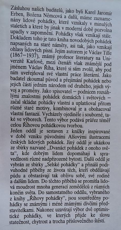 Knížka pohádek václava říhy,