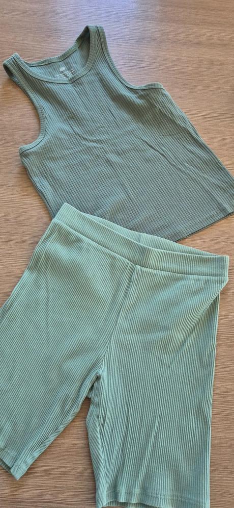 Olivove tričko, h&m,158